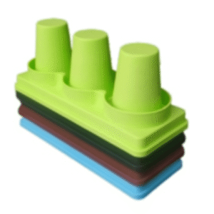 plastic cup holder 3 grid