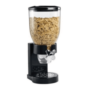 single cereal dispenser (black)