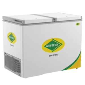 two door deep fridge