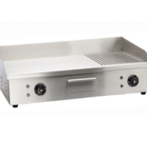 electric griddle plain & groove