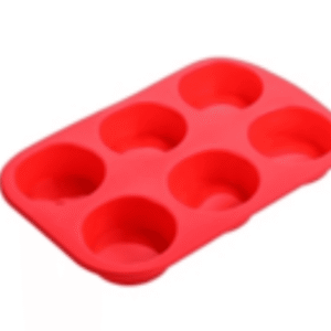 silicon muffin mould 6 in 1