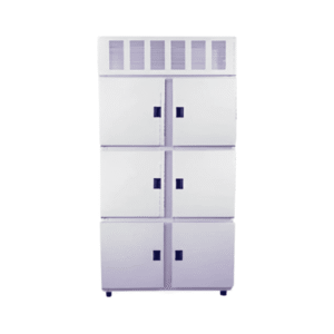 ss 6 door vertical chiller