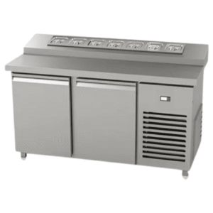 undercounter fridge with makeline