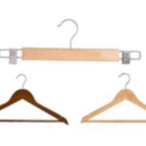 wooden coat hangers